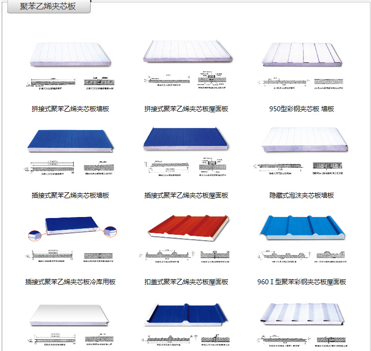 聚苯乙烯彩钢复合板